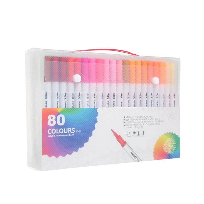 48 Colors Set School Stationery Soft Water Color Pen for Art - China Office  Supplies, Stationery