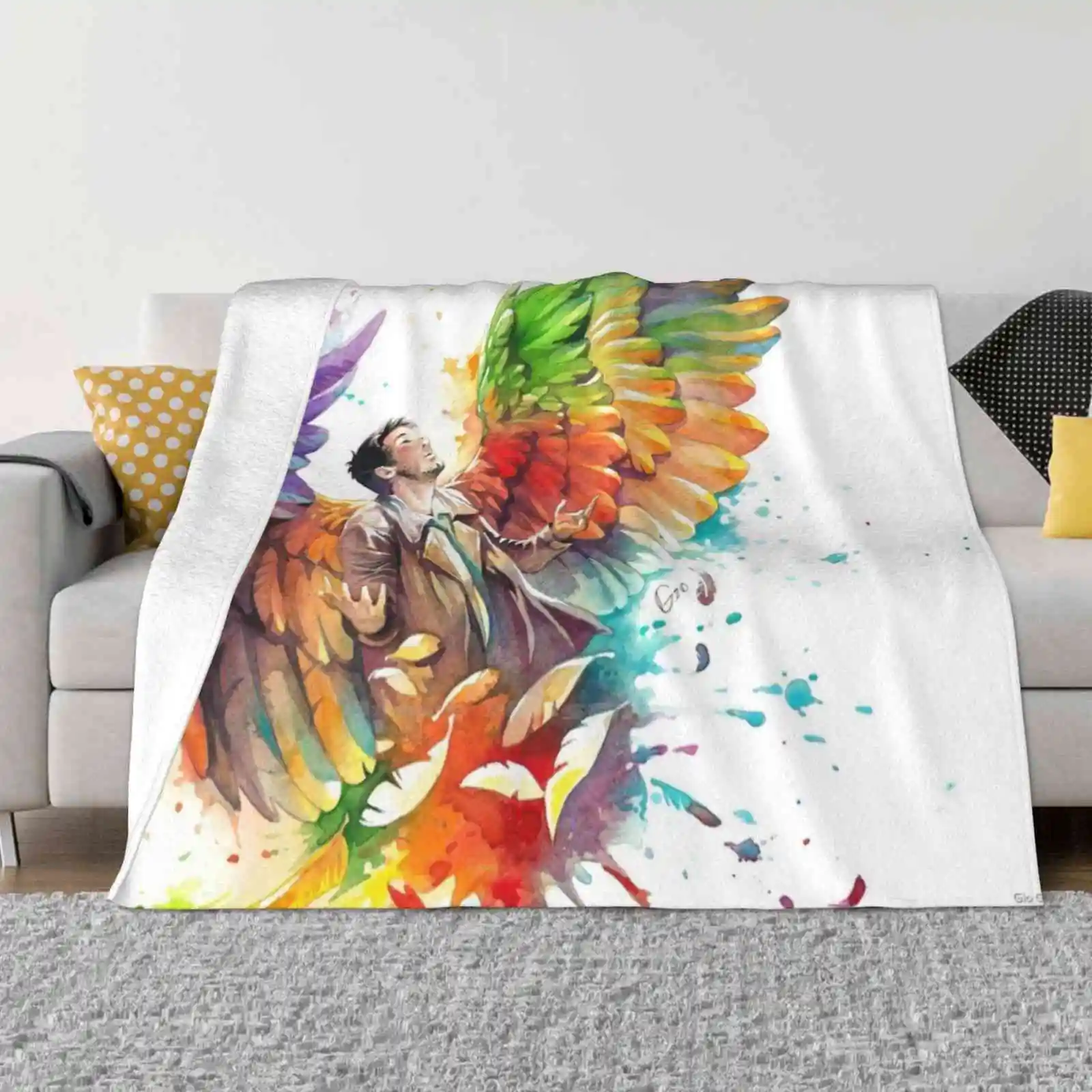 

Радужное кастинговое покрытие, все размеры, мягкое покрытие, подстилка, кастингол, сверхнатуральный Радужный ангел, гордость