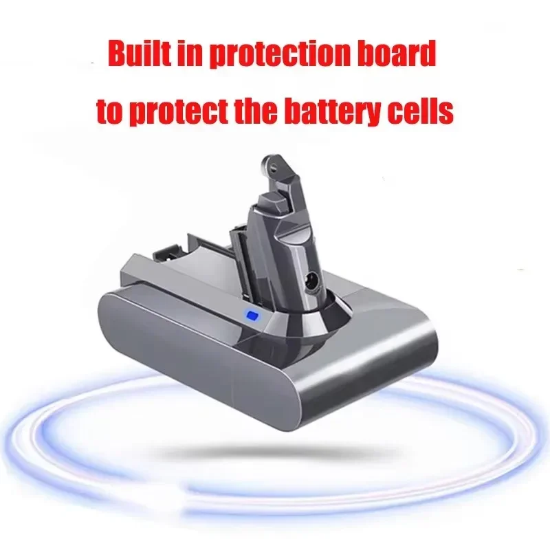 V6 21.6V 12800mAh Li-ion Battery for Dyson V6 Battery DC58 DC59 DC61 DC62 Vacuum Cleaner SV09 SV07 SV03 SV04 SV06 SV05 power tool battery rechargeable battery vacuum cleaner battery battery replacement