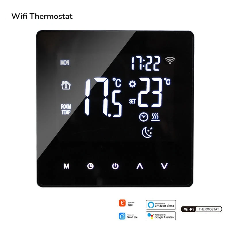 

Термостат Tuya умный с поддержкой Wi-Fi и сенсорным управлением