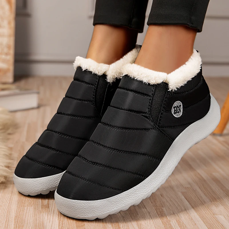 Snow Boots Rocker Booties Warm Snow Boots Men Plus Size Winter