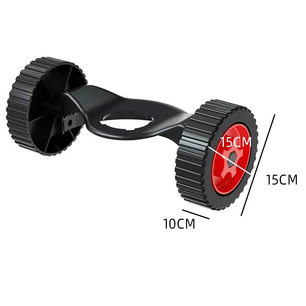 String Trimmer Carts Auxiliary Wheels Adjustble Walk Behind Lawn Mower Parts Gas Petrol Electric Bushcutter Strimmer