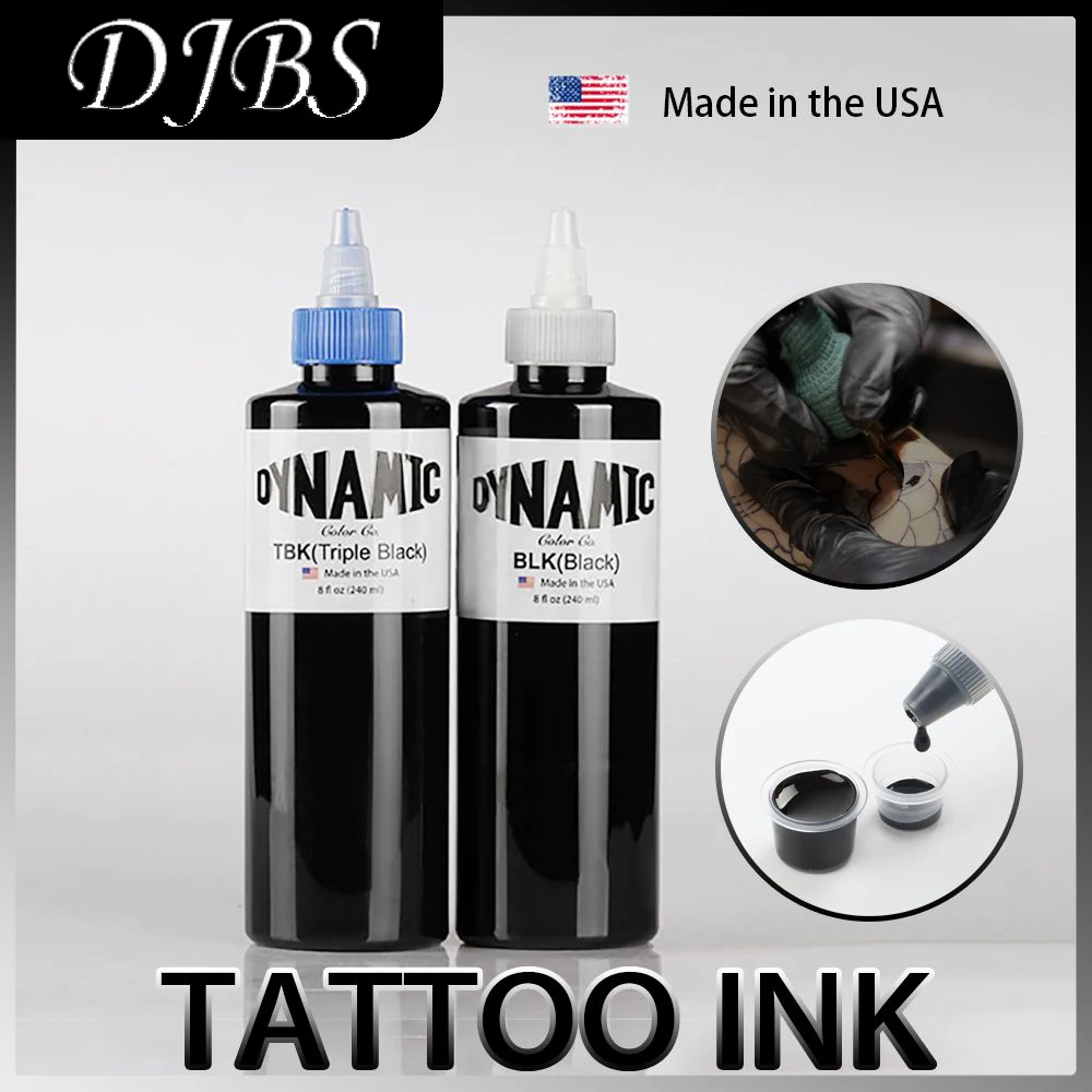 Dynamic Tattoo Ink Triple Black American Original Official
