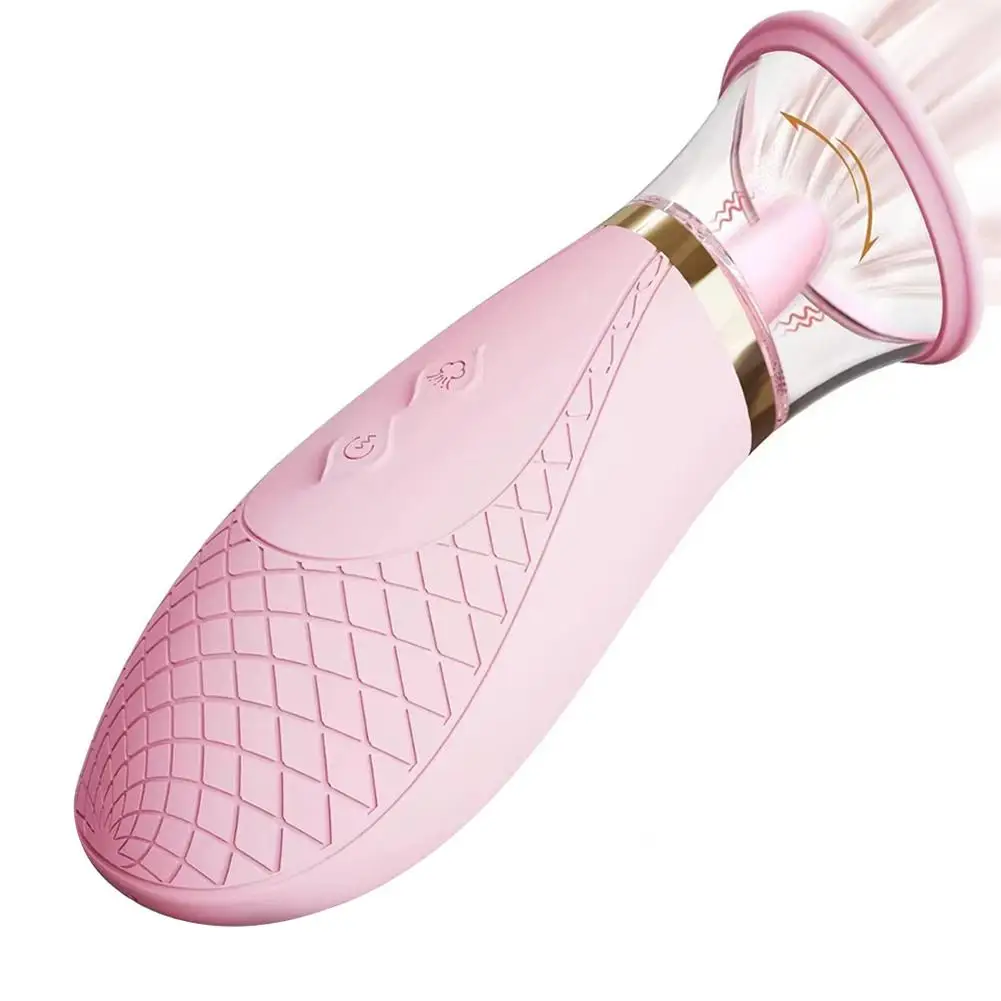 Clitoral Sucking Vibrator Women Quick Orgasm Clit Tongue Stimulator Nipples Massager with 9 Lick and 3 Suction Mode Sex Toys
