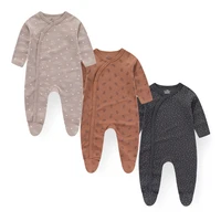 Kiddiezoom 3 Pcs/Lot Autumn Winter Long Sleeve Casual Sweet Baby Girl Romper 100%Cotton Soft Newborn Jumpsuits Clothes 3
