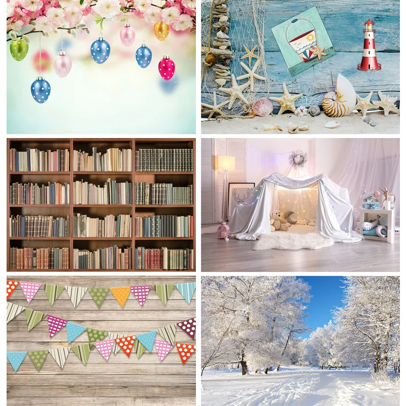 

ZHISUXI Vinyl Photography Backdrops Props Flower Board Landscape Children's Birthday Photo Studio Background ZHDT-06