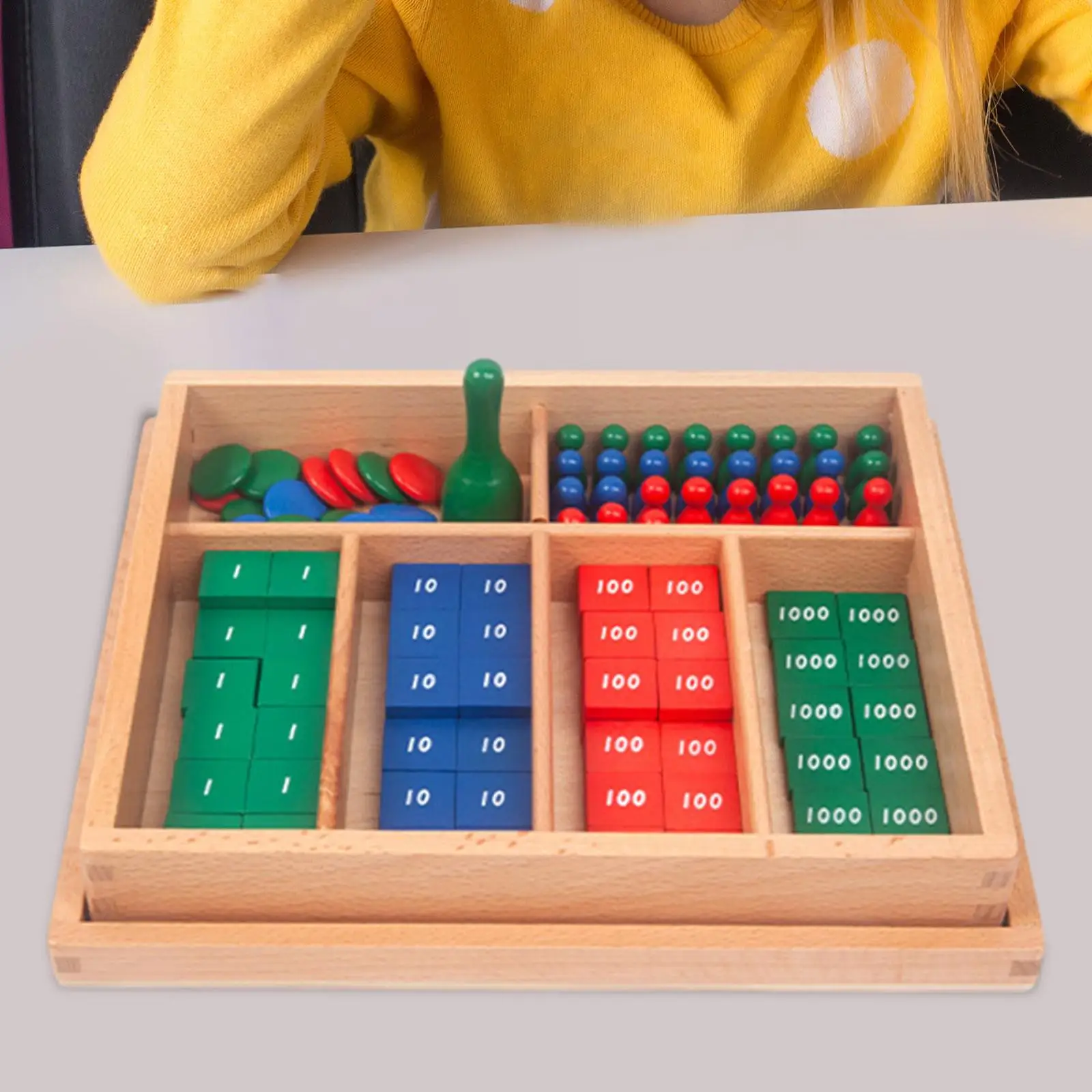 Montessori Stamp Game School Classical Preschool Children Baby Boys Girls Maths Toys Math Material Kids Early Development 4
