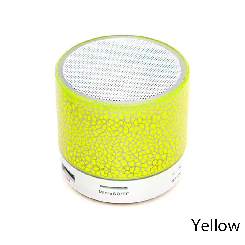 Bluetooth Speaker Mini Wireless Loudspeaker Crack LED TF Card USB Subwoofer Portable MP3 Music Sound Column for PC Mobile Phone 