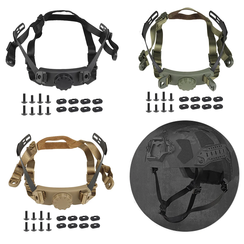 

Helmet Inner Suspension System Portable Head Locking Strap Adjustable Breathable Security Protection for HL-31 HL-32 Helmets