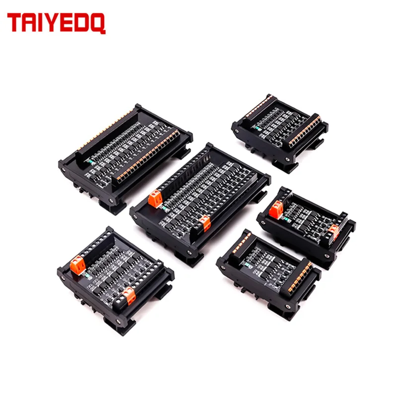 Módulo de Relé de Estado Sólido Multicanal sem Contato Controle dc ac dc 24v Mt08s-l Plc Amplificado