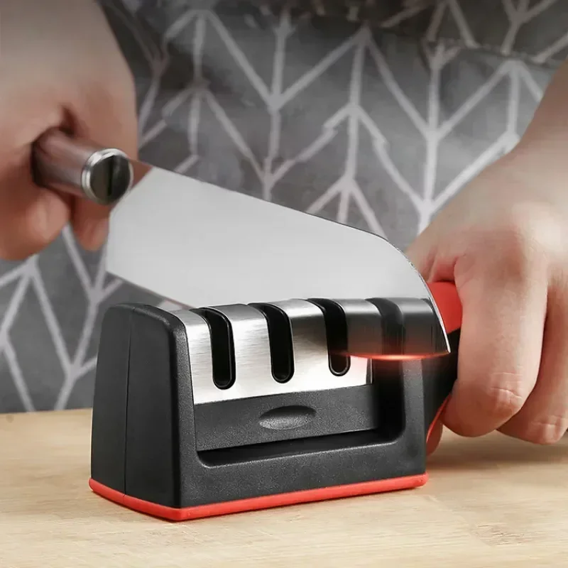 Black 3-stage Knife Sharpener