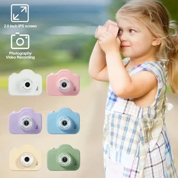 Mini bambini fotocamera digitale giocattoli 1080P HD videocamera singola videocamera display a colori da 2 pollici cam regalo di compleanno per bambini giocattoli da esterno