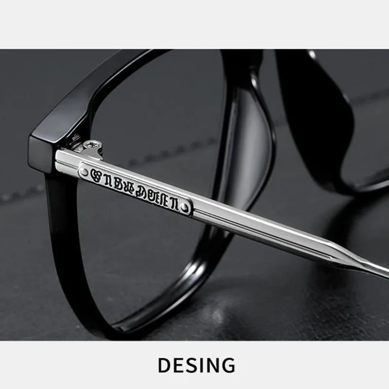 Fashion Optical Glasses Frame Women Anti Blue Light Men Business Large Square Eyeglasses Vintage Prescription Eyewear