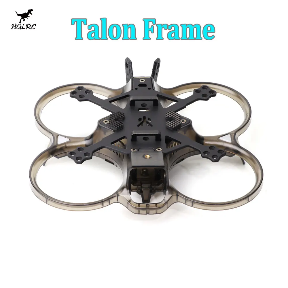 

HGLRC Talon 2 дюйма 106 мм Рамка для аналогового/O3 2 дюйма FPV Cinewhoop дрона