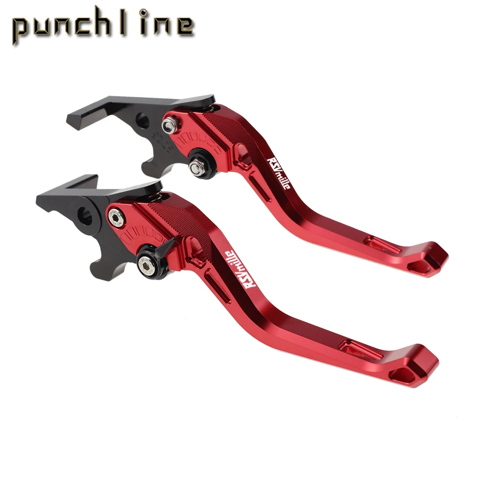 

Fit For RSV MILLE R 2004-2008 RSV MILLER Motorcycle CNC Accessories Short Brake Clutch Levers Adjustable Handle Set