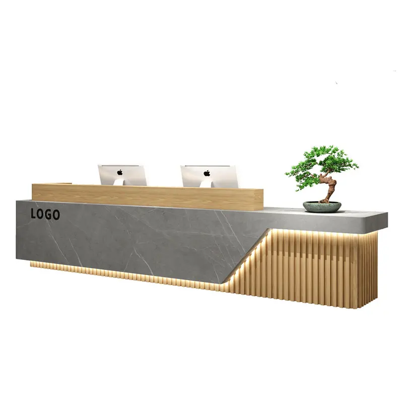 Clinic Luxury Reception Desk Beauty Salon Modern Simple Reception Desks Cashier Escritorio De Recepcion Commercial Furniture