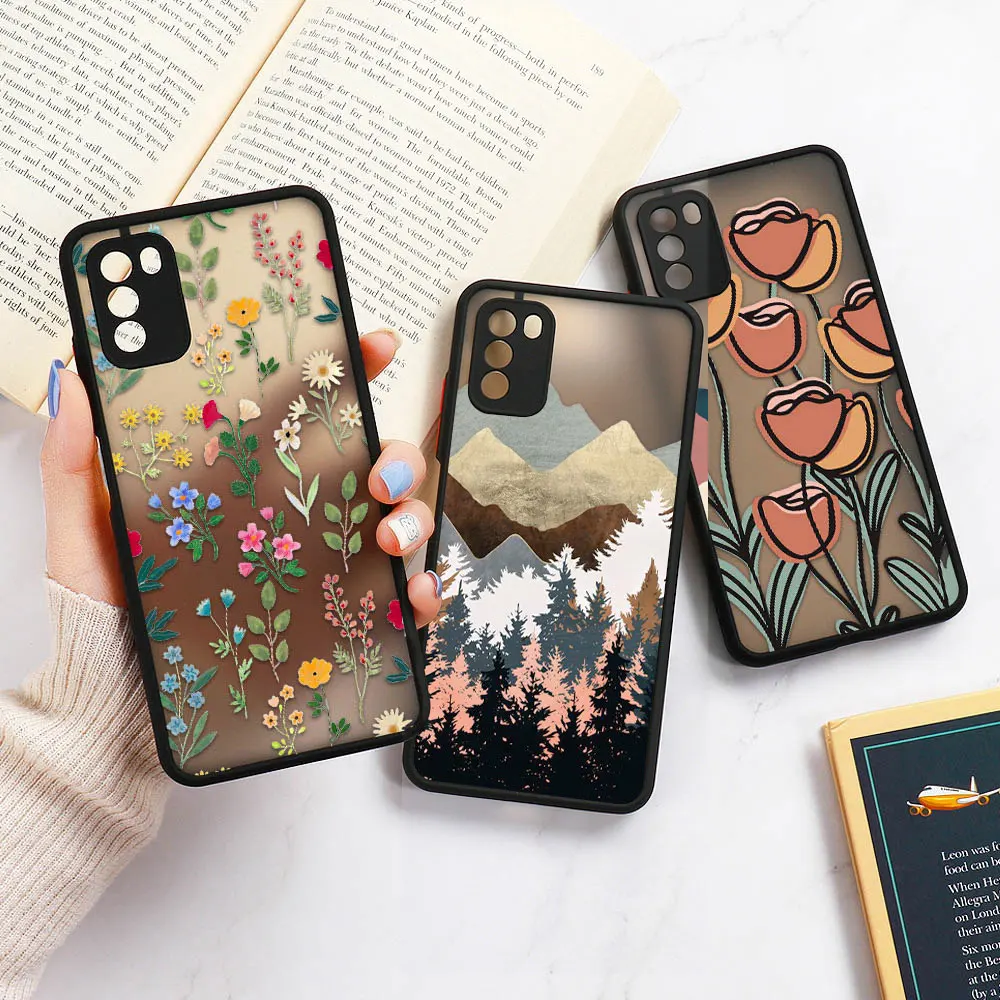 Poco X3 Pro F3 Cases For Xiaomi Redmi Note 10 Pro Cover Hard Matte Funda Redmi Note 11 9 8 7 9s 10s 11s 9T X 3 NFC Note10 Coque