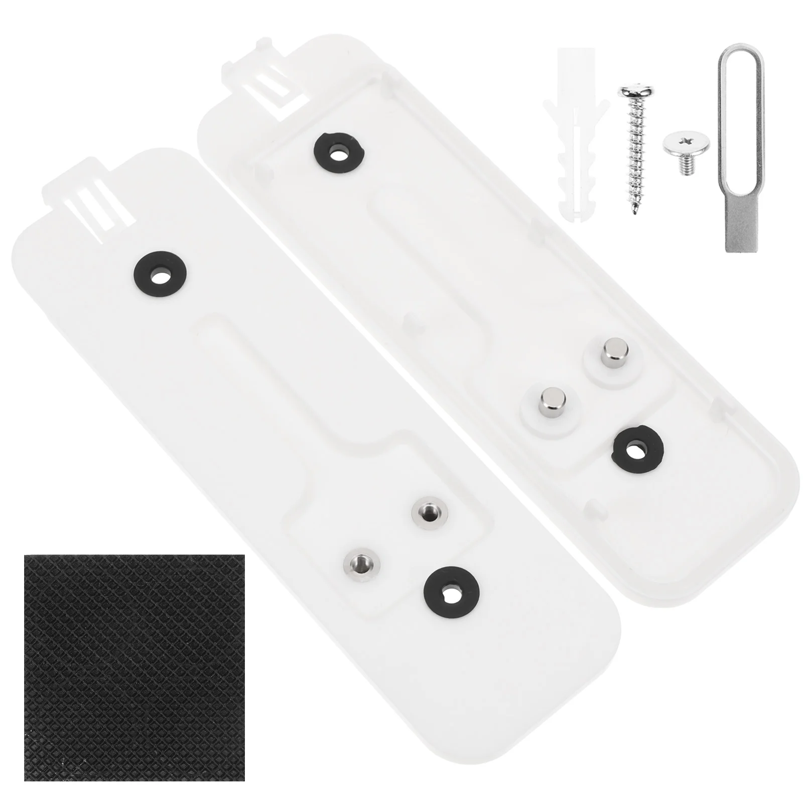 

2 Sets Bell for Door Mount Video Doorbell Anti-theft Holder Plastic Compatible Mounting Bracket White