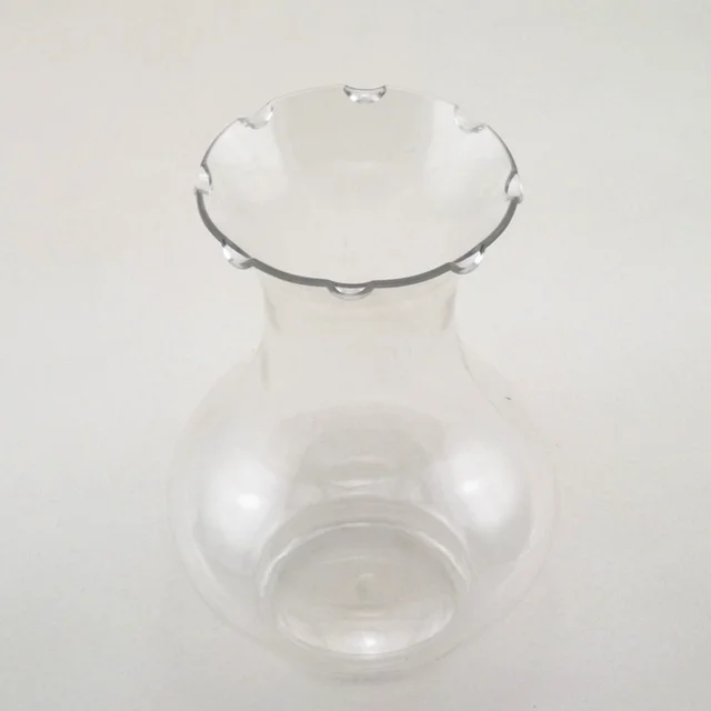 Magas Átlátszó, Egyszerű Csipke Műanyag Hidroponikus Palack Nem Törött Száraz Virág Jácint Váza Növény Otthoni Dekoráció - Image 4