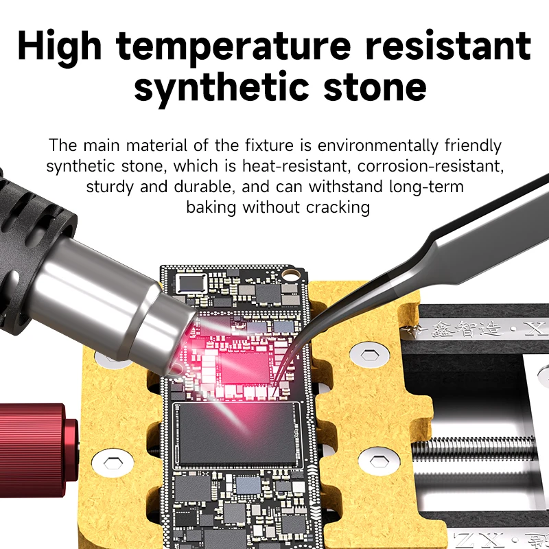 Motherboard Holder Multifunctional Mobile Phone PCB Holder Heating Resistant Clamping Fixture for Phone Motherboard Desoldering Repair motherboard holder