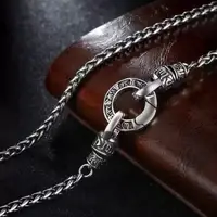 Nouveau collier en argent Sterling 925, chaîne tissée pour hommes et femmes, chaîne de clavicule à la mode, bijoux cadeau de fête de mariage 1
