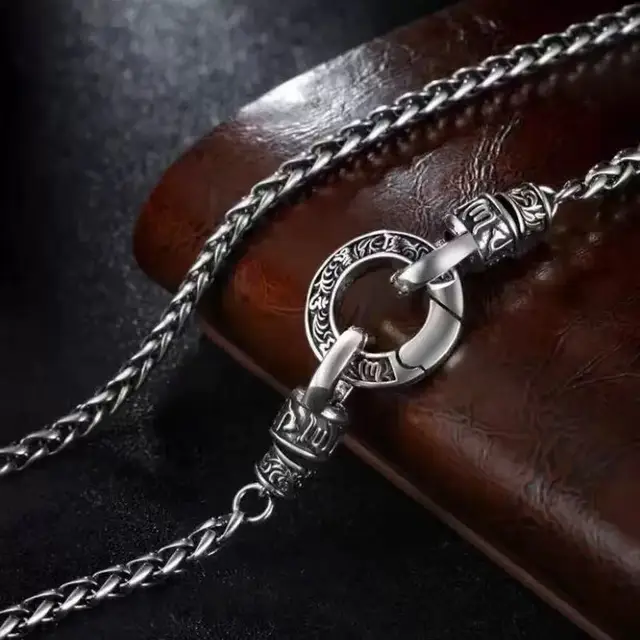 Nouveau collier en argent Sterling 925, chaîne tissée pour hommes et femmes, chaîne de clavicule à la mode, bijoux cadeau de fête de mariage 1