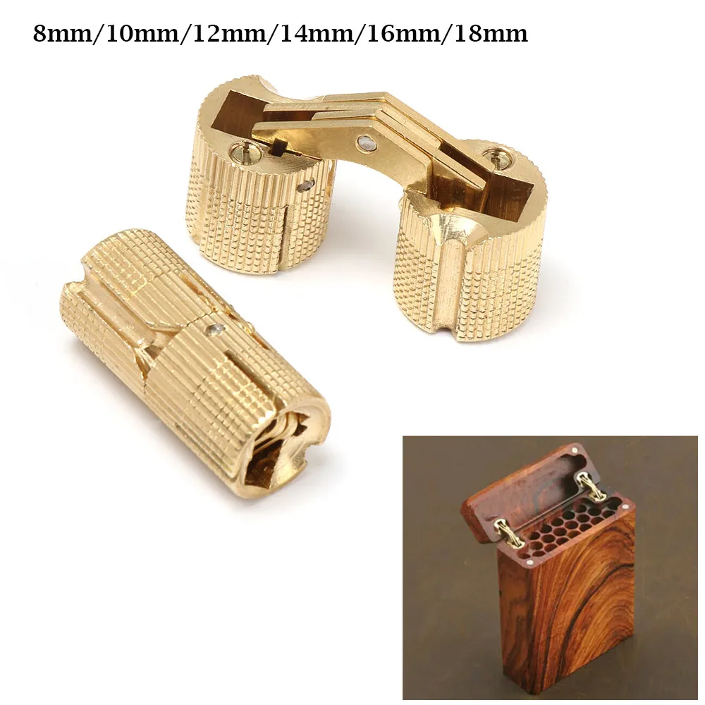 Furniture Brass Hinges 8-18mm For Invisible Door