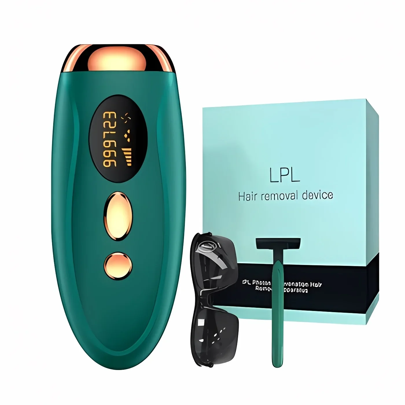 Portable IPL Laser Epilator 999999 Flashes-Painless, Permanent Hair Removal for Women&rsquo;s Body and Bikini Line Wax Roll on wax