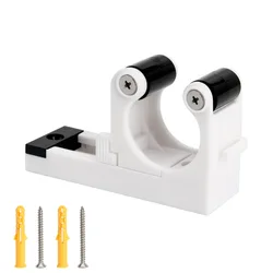 Adjustable Wall-Mounted Bicycle Storage Rack and Organizer (TCK-White)