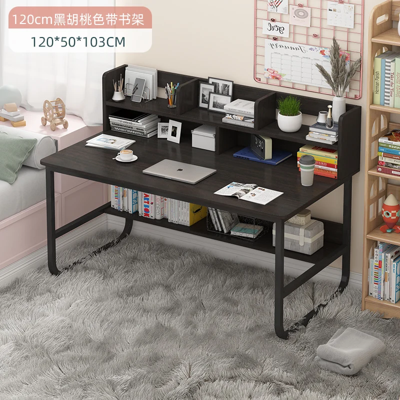 Desk Bookshelf Integrated Computer Office Table Girl Bedroom and Household Simple Writing Study Table and Chair Office Furniture hot Office Furniture