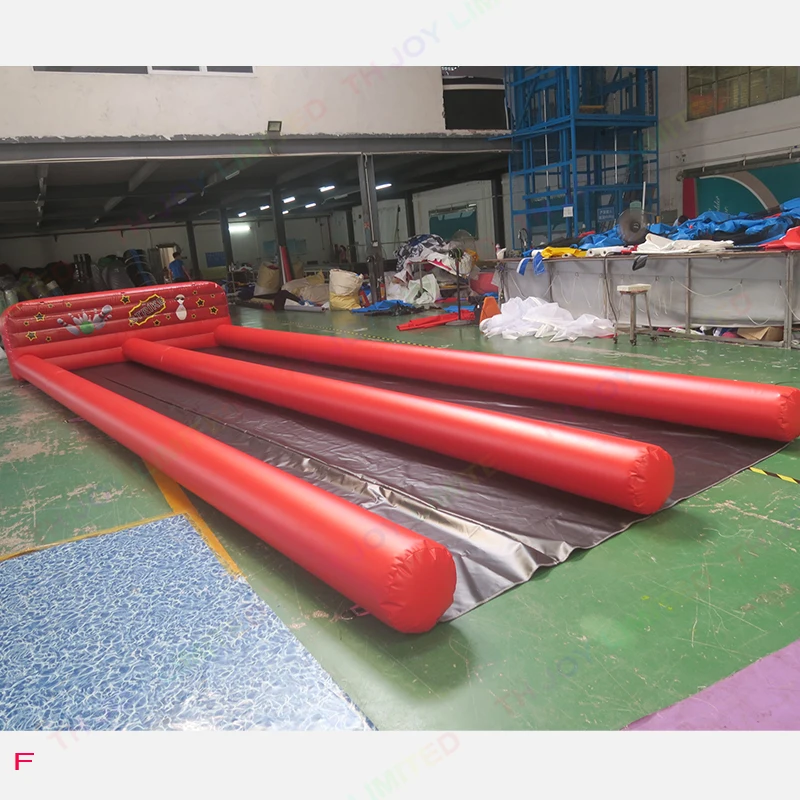 Fast Air Shipping Inflatable Bowling Lanes Sport Games,Inflatable Bowling Pins,Double Lanes Inflatable Human Game
