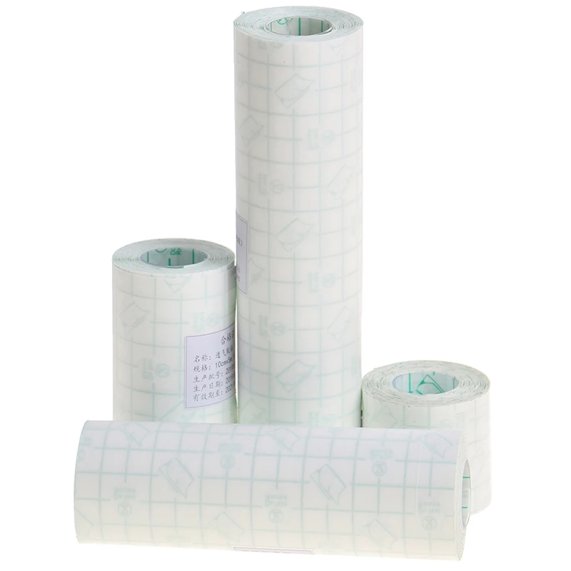 1Roll PU Bath Waterproof Adhesive Wound Dressing Medical Fixation Tape Bandage medical wound dressing