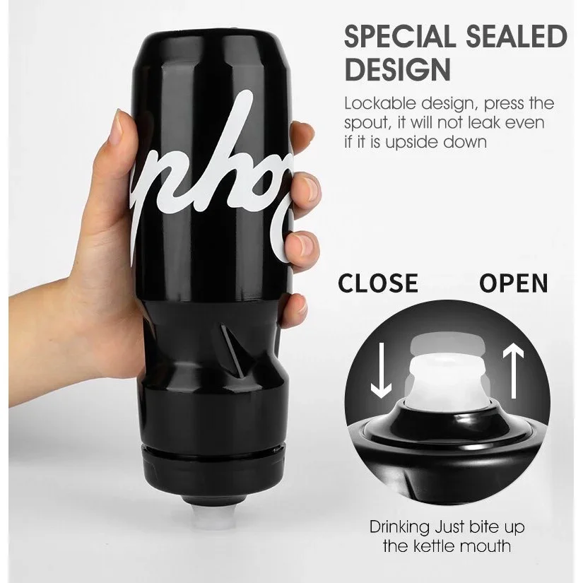 Water Bottle Bicycle Water Bottle Sports Bottle 610/710ml Bicycle Water Bottle PP5 Food Grade MTB Road Bike Kettle Cycling Fitness Running Bottle Brand Portable Water Lock Cup