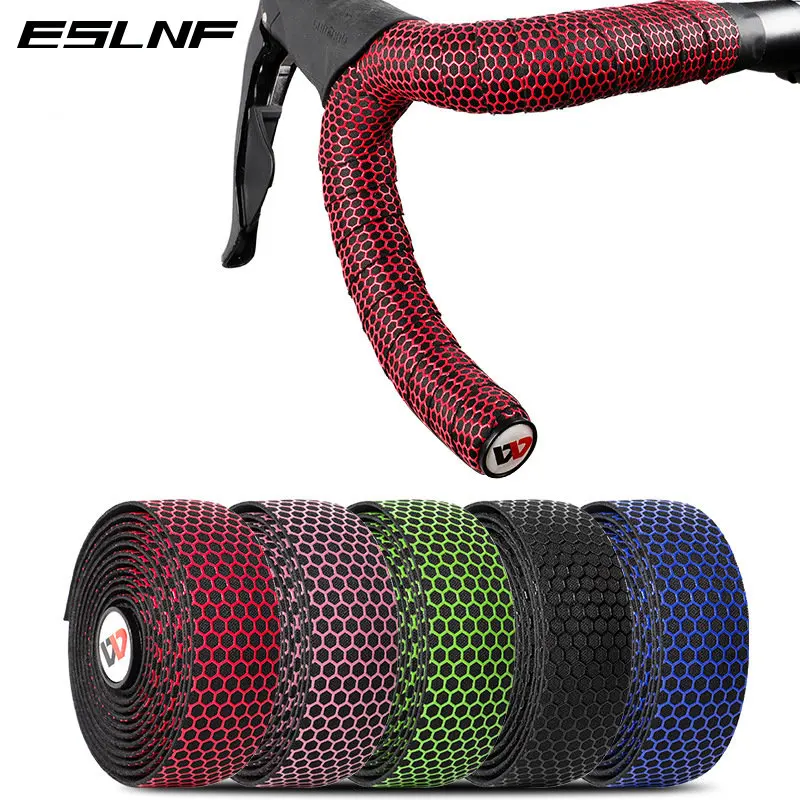 Road Bike Handle Bar Tape Cycling Breathable Handlebar Tape Strap Anti Slip Handle Belt Gradient RB Bar Wrap bike handlebar tape,bicycle handlebar strap