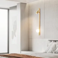 Minimalist Nordic LED Copper Wall Lamp 1