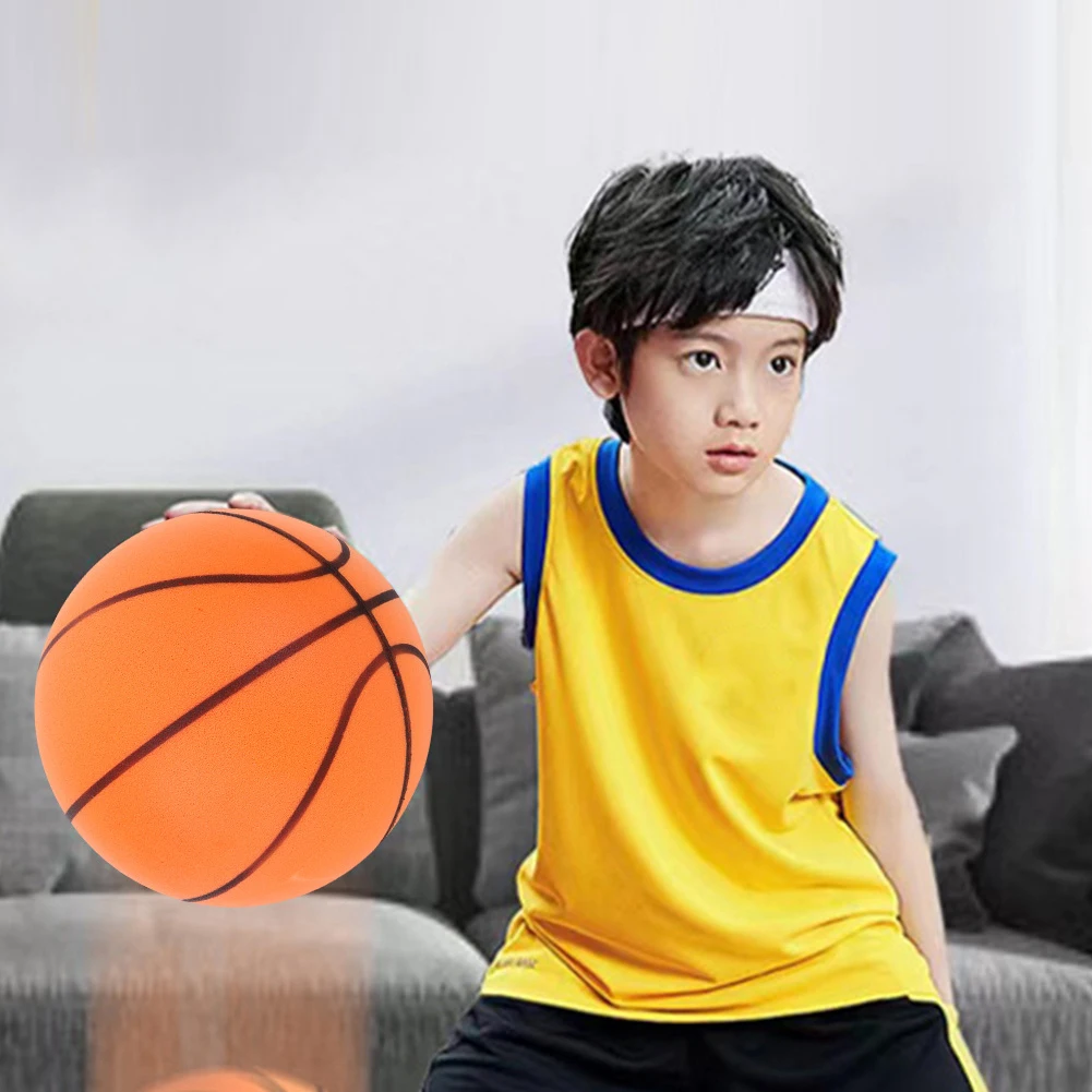 Indoor Silent Basketball High-Resilience Silent Soft Ball Lightweight for Various Indoor Activities