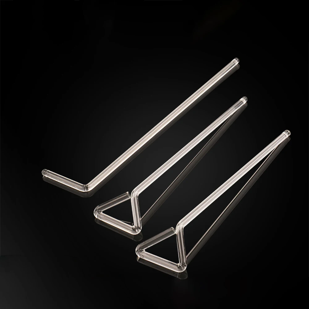 10pcs/lot Lab Glass Triangular / Lshape Cell Spreader For Petri Dish