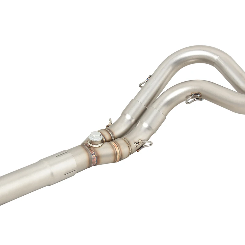 Slip On For KAWASAKI VERSYS X VERSYS-X 250 300 2017 - 2023 Motorcycle Exhaust System Escape Modifide Front Middle Link Pipe Tube - Image 4