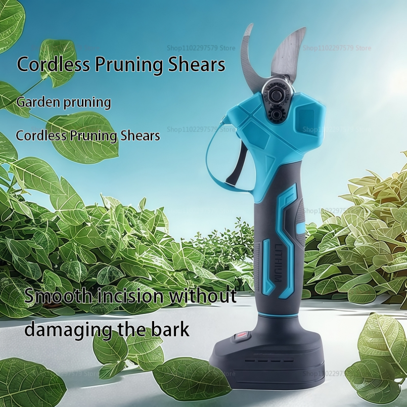 Electric Pruning Shears Landscaping Fruit Tree Lithium Electric Scissors Wireless Branch Pruning Tool