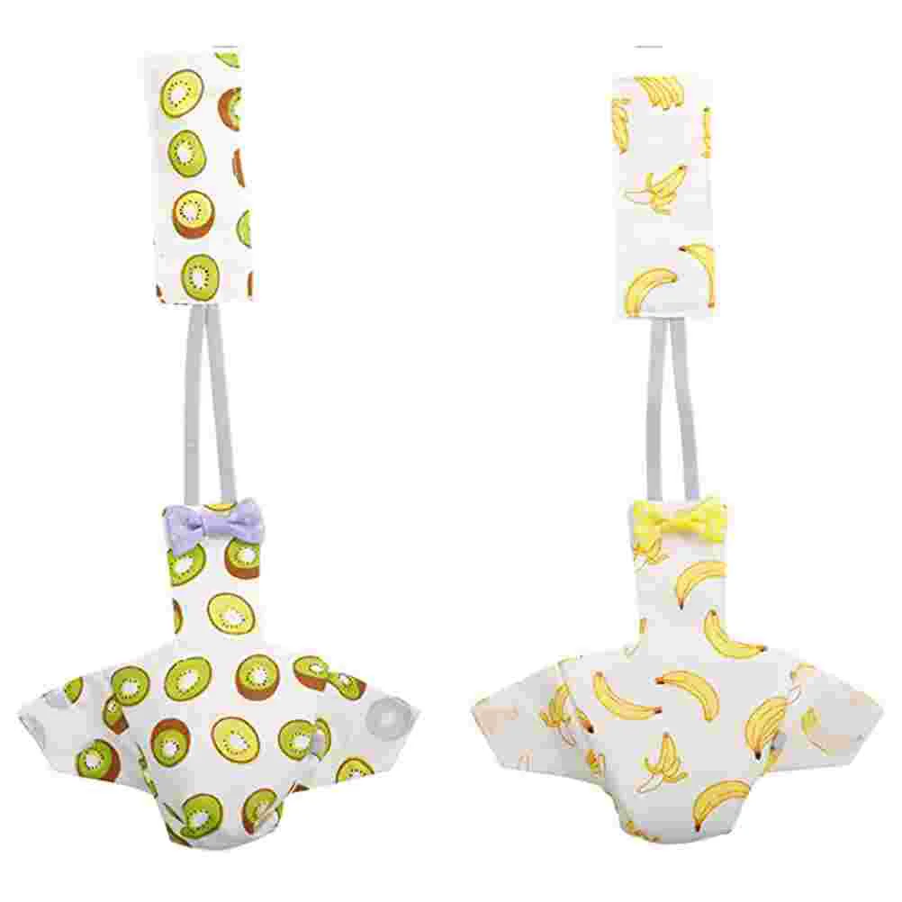 

2 Pcs Parrot Diaper Comfortable Pet Nappy Breathable Bird Diapers Birds Clothes Cotton Supplies Pets