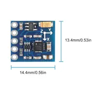 GY-271 QMC5883L Triple Axis Compass Magnetometer Sensor Module 3-5V IIC Electronic Compass Module Magnetic Sensor Module 2