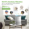 True HEPA Air Purifier Hepa Filter,4 Speeds,Timers Ionizer Cold Plasma 360° Air Inlet 99.9% Removal Rate For Indoor Bedroom 3