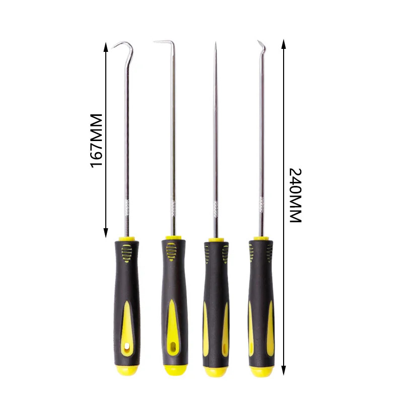 Car Pick and Hook Oil Seal ORing Seal Screwdrivers Set Car Vehicle Oil Craft Hand Tools 4Pcs/set o ring seal set pick and hook set