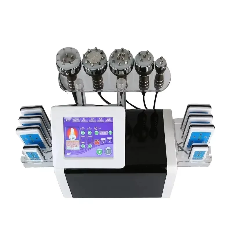 6 in 1 40K Ultrasonic Cavitation Body Sculpting Cavitation Vacuum Rf Cellulite Reduction Machine 3