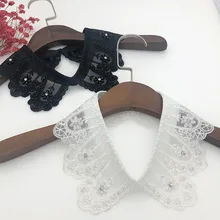 

Lace False Collar Detachable Collar DIY Fake Collar Breathable Scarf Around Neck Flower Neckline Sweet Hollow Scarf Comfortable