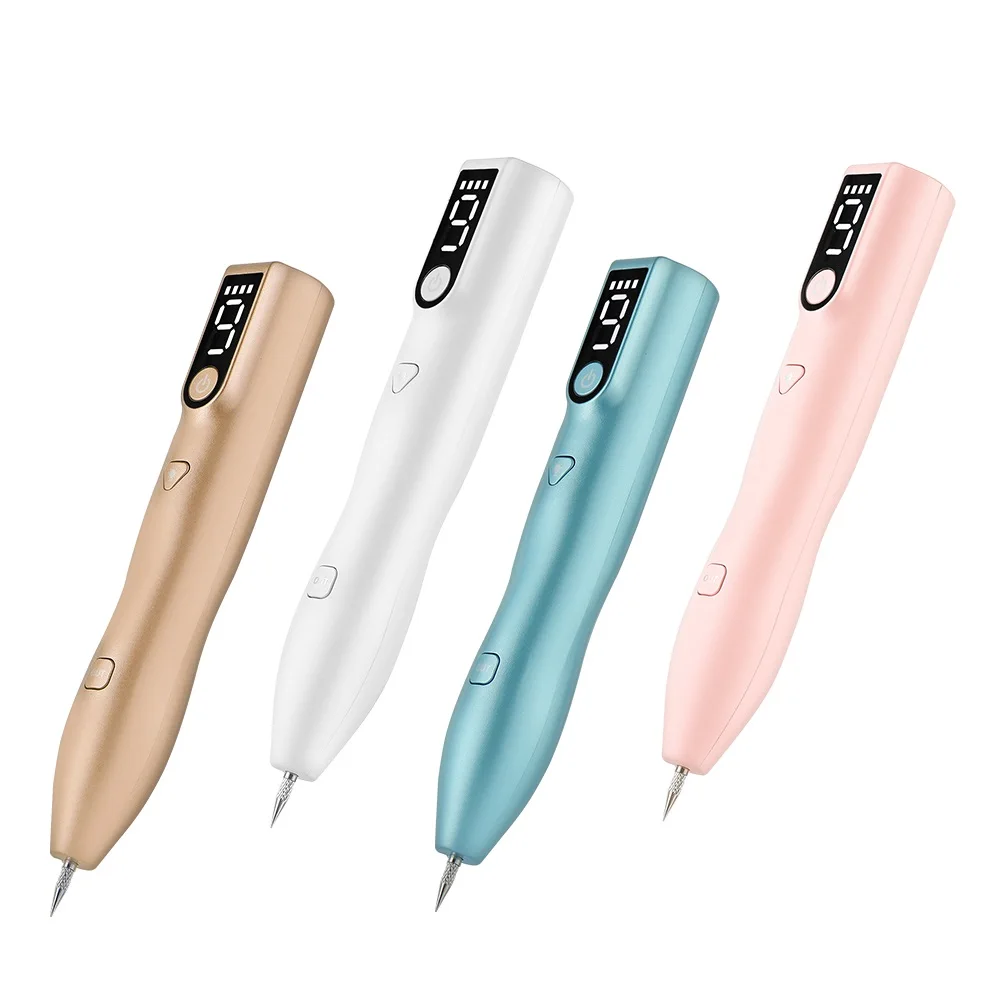 9 Level Laser Mole Removal Pen Skin Body Spot Wart Tag Tattoo Removal Machine Freckle Removing Skin Care Beauty Tool with LED