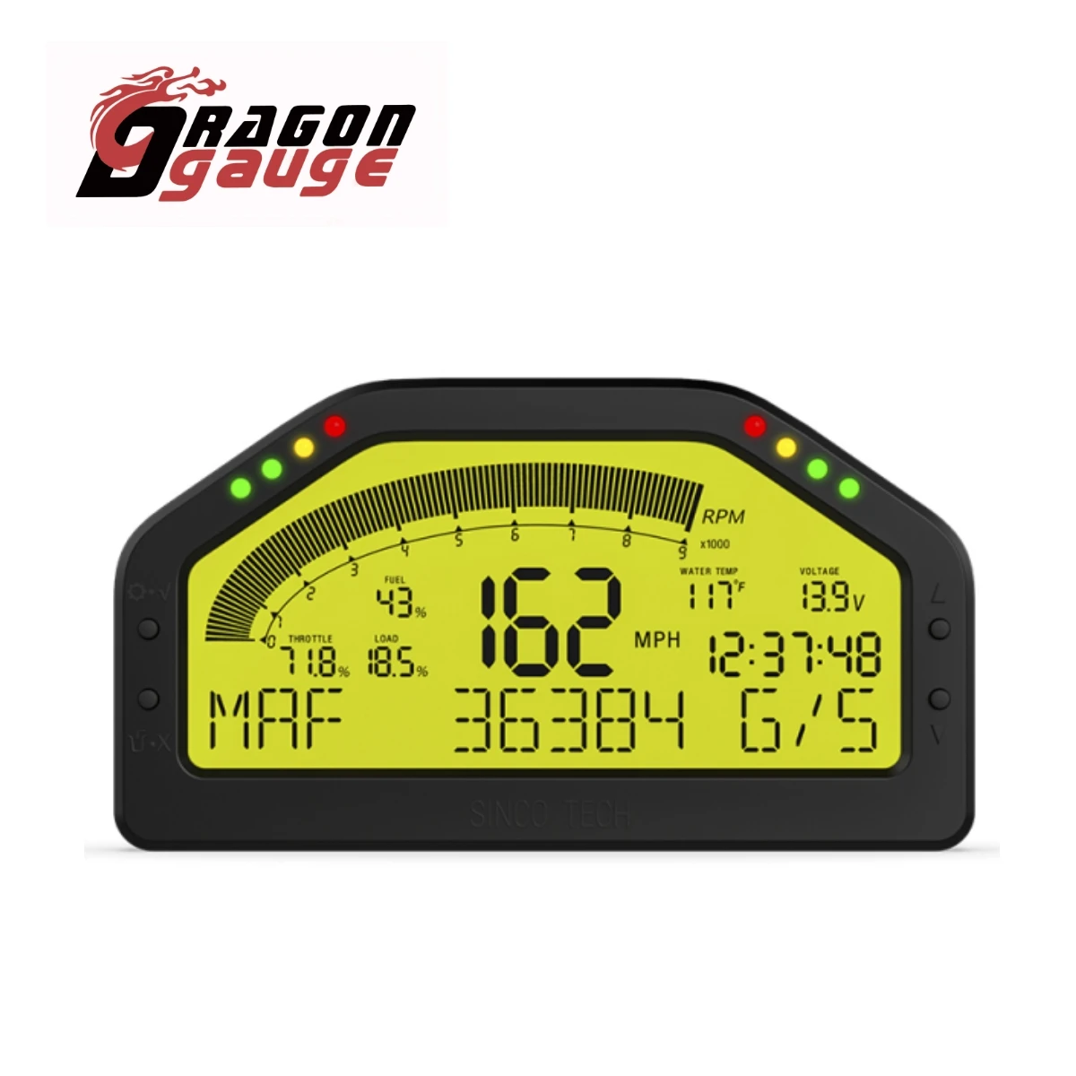 Paneles de tablero de carrera multifunción, pantalla LCD, tablero, conexión Bluetooth OBDll, medidor de carreras DO903 3