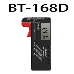 Universal Battery Tester with Color-Coded Voltage Indicator (BT-168-D-Digit)