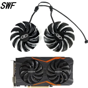 새로운 88MM PLD09210S12HH T129215SU 4 핀 쿨러 팬, 기가바이트 지포스 GTX1060 1070 GTX 1050ti GTX 960 RX570 RX470 그래픽 카드