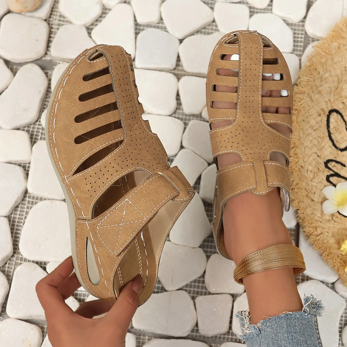 Women Slippers Summer Beach Fashion Sandals Casual Breathable Comfortable Daily Lightweight Slippers Women Shoes for